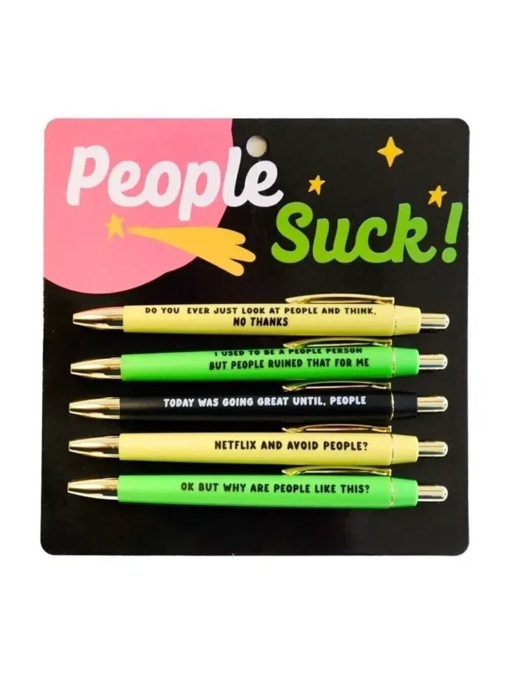 People Suck Pen Set